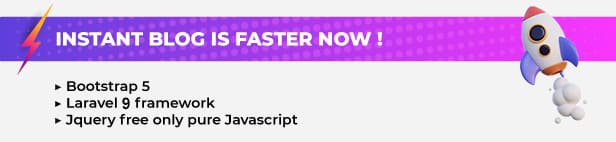 Instant Blog - Fast &amp; Simple Blog Php Script